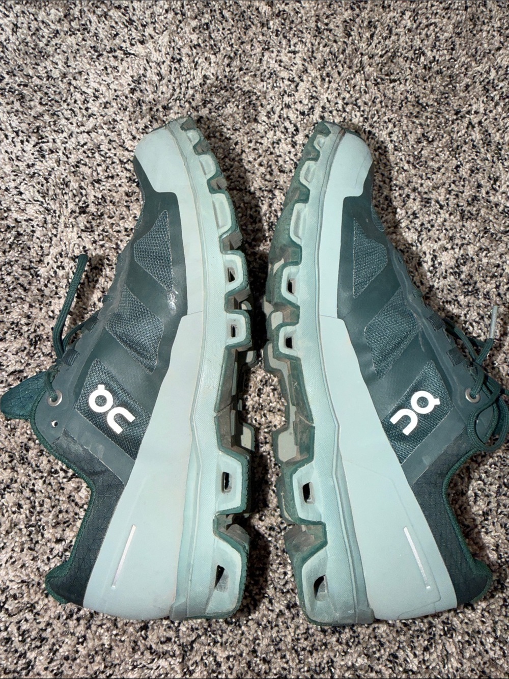 On Cloudventure Waterproof Green Trail Shoes Missiongrip Women’s Size 11 - Picture 5 of 8